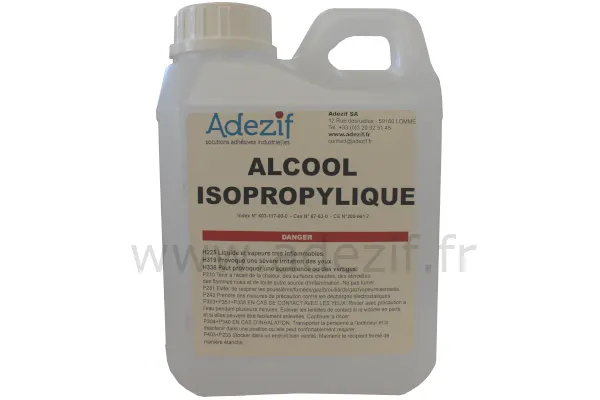 Alcool isopropylique pur 99% isopropanol IPA Adezif AN 100