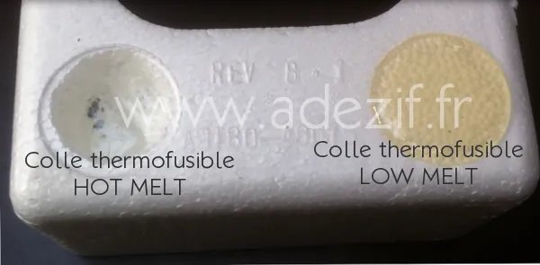 difference between hot melt and low melt glues