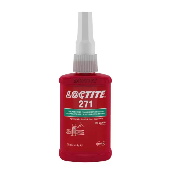 Loctite 271 colle anaérobie faible viscosité pour freinage permanent résistance élevée